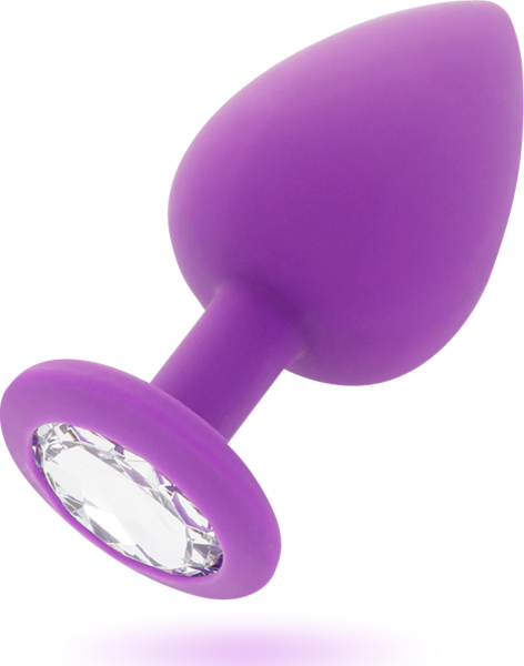 Buttplug Intense 8 cm med kegleformet spids og diamantformet base