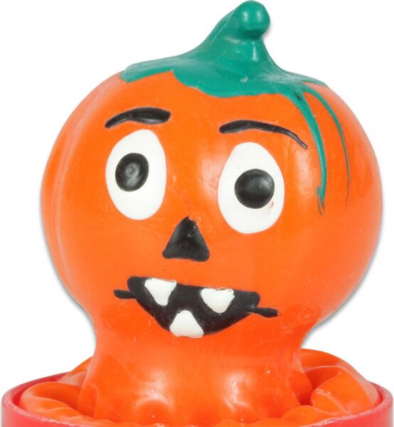 Spøgekondom Condomerie Pumpkin med et håndmalet græskar
