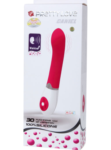 Pretty Love Daniel vibrator i silikone med stemmestyring