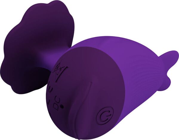 Mini vibrator Pretty Love Dolphin i lilla silikone