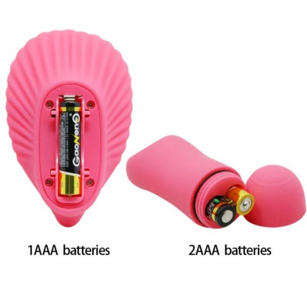 Vibrator Pretty Love BI-014368W i mørkerød silikone, med trådløs fjernbetjening