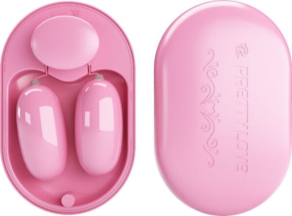 Kuglevibrator Pretty Love BI-300054 med fjernbetjening med ledning