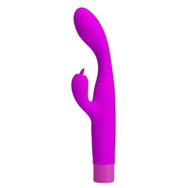 Pretty Love Jene vibrator med dobbelt stimulation i lilla