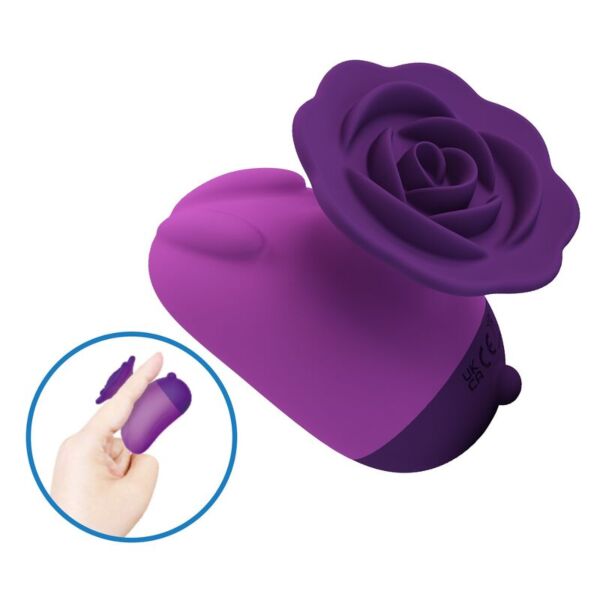 Klitorisvibrator Pretty Love Rabbit 7 tilstande, lilla og med blomsterformet hoved