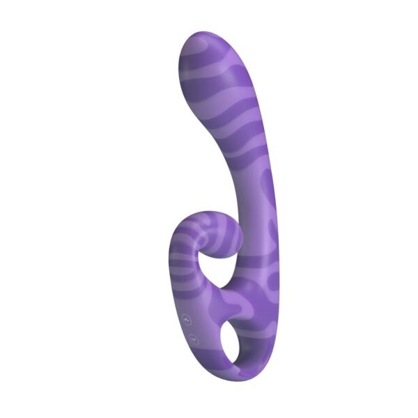Dobbelt vibrator Summer, lilla, med ergonomisk håndtag