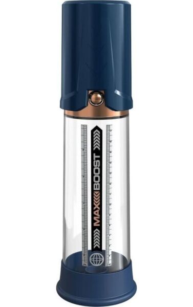 Penispumpe Pump Worx Max Boost med gennemsigtigt rør, måleskala og indbygget stempel