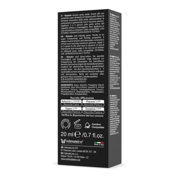 IntimateLine RelaxAn analspray på 20 ml