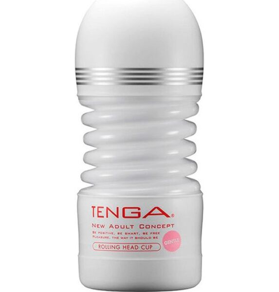 Tenga Rolling Head Cup masturbator til engangsbrug i harmonikaform