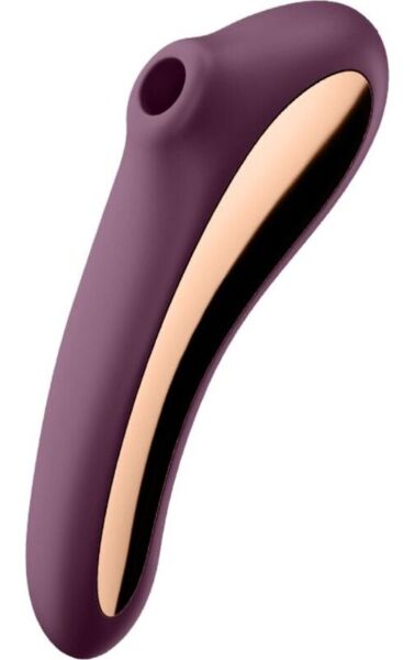 Klitorissuger Satisfyer Dual Kiss med det buede vibrerende håndtag