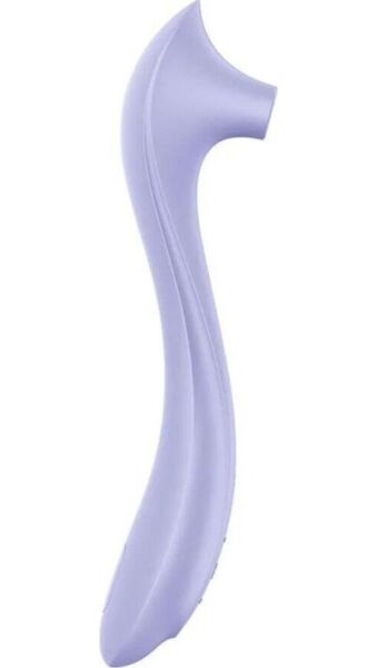 Klitorissugeren Satisfyer Easy Lover i lilla med det lange håndtag