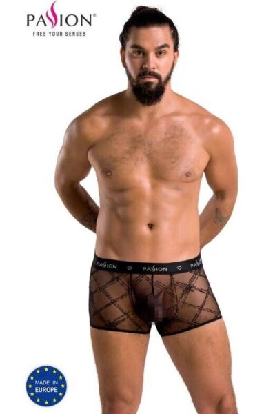 Herreboxershorts i blonde Passion 032 Short James med bred linning med logo