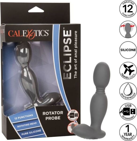 Analvibrator CalExotics Eclipse Rotator Probe i grå