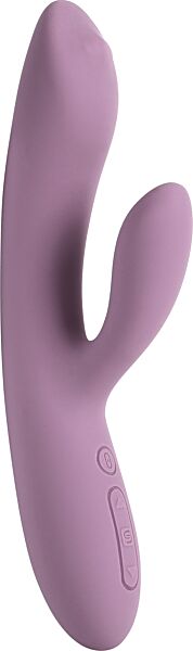 Rabbitvibrator Svakom Trysta Neo med kugle til G-punktet og ekstern stimulator
