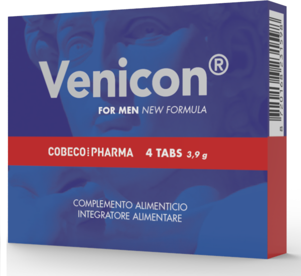 Æske med kosttilskuddet Cobeco Pharma Venicon For Men