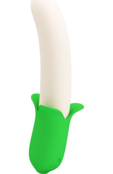 Vibrator Pretty Love Banana Knight i silikone i lysegrøn