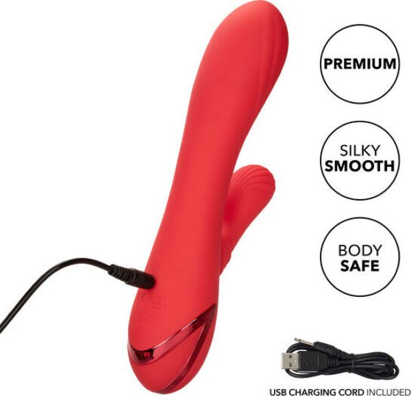 CalExotics Palisades Passion rabbitvibrator med udvendig stimulator