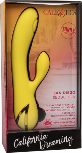 California Dreaming San Diego Seduction G-punktsvibrator fra CalExotics med klitorisstimulator