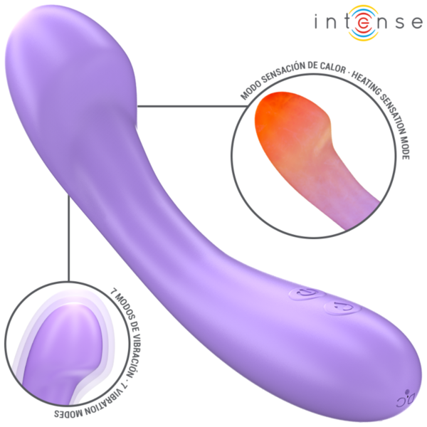 Vibrator med varme INTENSE Becky