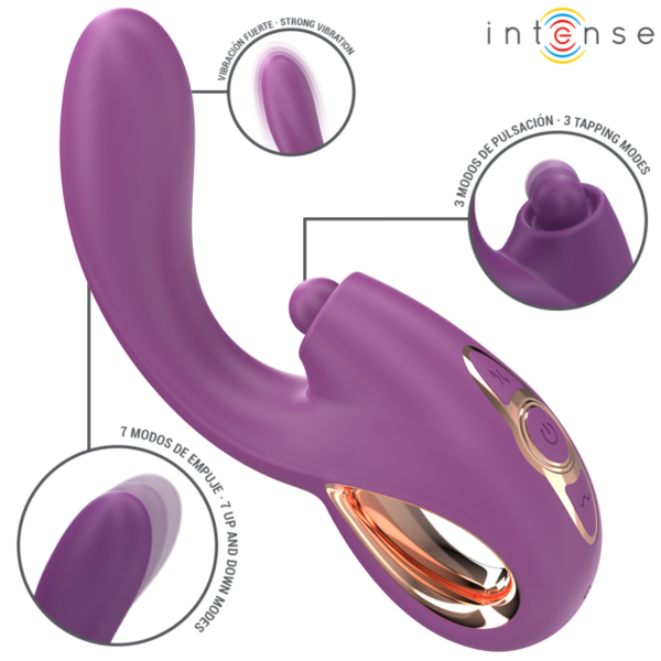 G-punkt vibrator Intense Lali med stød og vibration