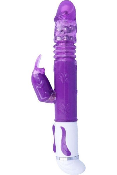 Rabbitvibrator Intense Estuard med roterende skaft og klitoriskanin