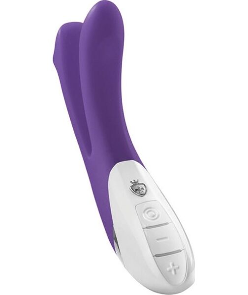 Vibrator Mystim Bon Aparte i silikone, med kroppen delt i to arme