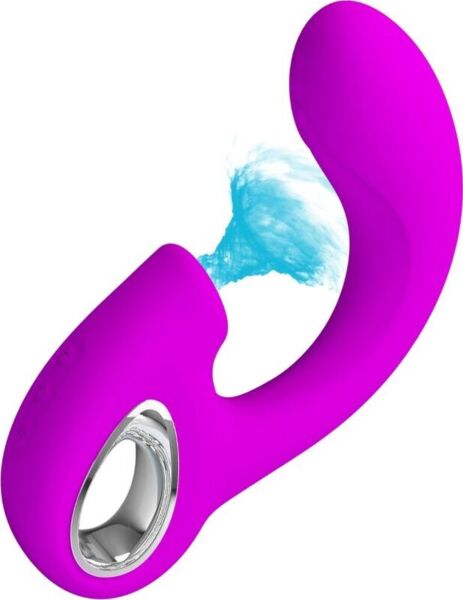 Dobbeltvibrator Pretty Love BI-300098 med mundstykke til klitoris