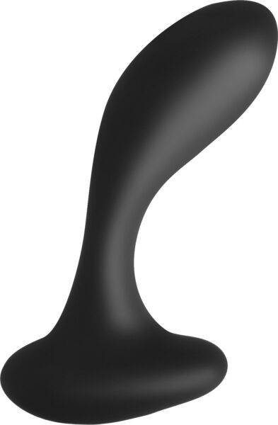 S Pleasures Eazy Black prostatamassager i sort med fjernbetjening