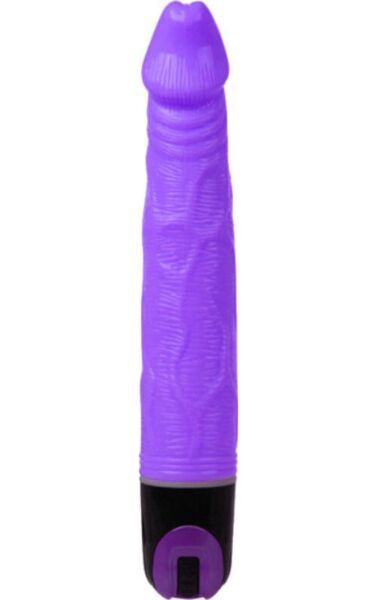 Vibrator Baile 21,5 cm med året og teksturet skaft