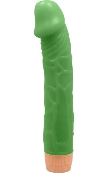 Realistisk vibrator Baile BW-001023R formet som en penis med markerede årer