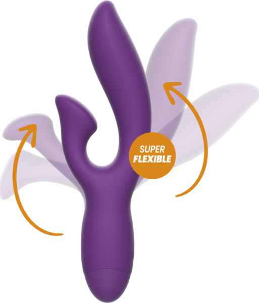 Vibrator Rewolution Rewofun med langt skaft og klitorisarm