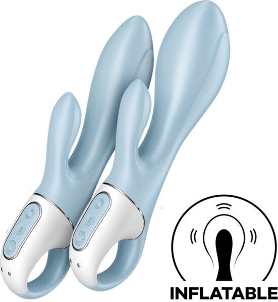 Rabbit vibrator Satisfyer Air Pump Bunny 1 i lyseblå