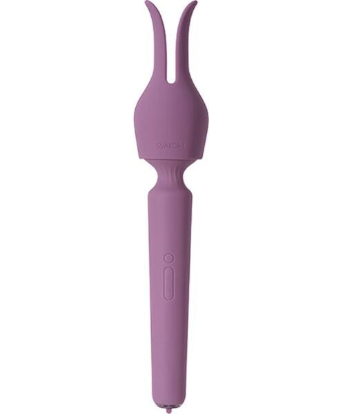 Wand vibrator SVAKOM Emma Neo 2 med kaninører som tilbehør