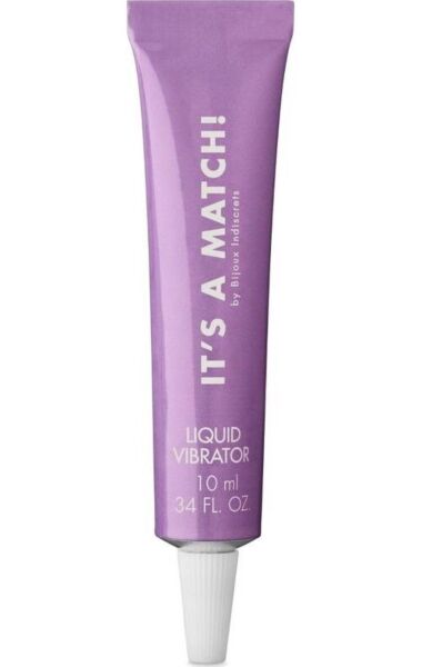 Tube med 10 ml af den flydende vibrator Bijoux Indiscrets It's a Match!