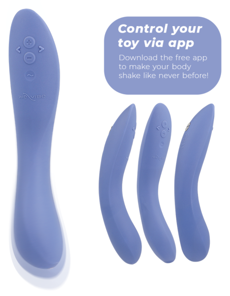 Blå We-Vibe Rave 2 vibrator til G-punktet og klitoris