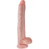 Dildo King Cock 35,6 cm med Realistisk Overflade