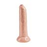 Dildo King Cock Uncut Natural 23 cm med Flytbar Forhud