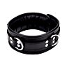 Restraints Bound Leather Collar Justerbar med D-ringe