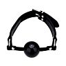 Bondage Udstyr Bound Leather Solid Ball Gag Justerbar