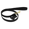 Bound Nubuck Leather Leash 108 cm | Holdbar design