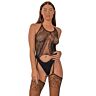 Bodystocking Lace Halterneck Design