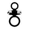 Ring Loving Joy Silicone Vibrating Cock and Ball med klitorisstimulator