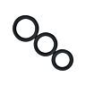 Ringe Loving Joy Thick Silicone Cock Rings 3-Pack Gris