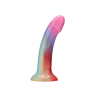 Dildo MINA Iridescent Silicone 18 cm med sugekop