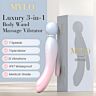 Vibrator MYLO 3-i-1 Body Wand Massager med 21 vibrationskombinationer