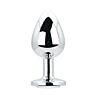 Buttplug Toosh Metal Large med juveleret base Plata