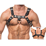 Leather Body Chain Harness III with Adjustable Straps