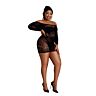 Lingerie Moonlight Mini Kjole med Off Shoulder