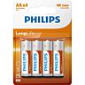 Batterier Philips AA Size 4-pack