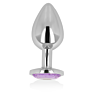 Anal Plug OHMAMA med Violet Krystal 8 cm