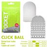 Masturbator Tenga Pocket Click Ball med sfæriske teksturer